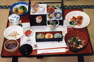 Sweet Potato Kaiseki dinner